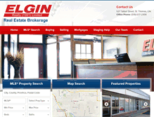 Tablet Screenshot of elginrealty.ca